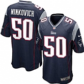 Nike Men & Women & Youth Patriots #50 Rob Ninkovich Navy Blue Team Color Game Jersey,baseball caps,new era cap wholesale,wholesale hats